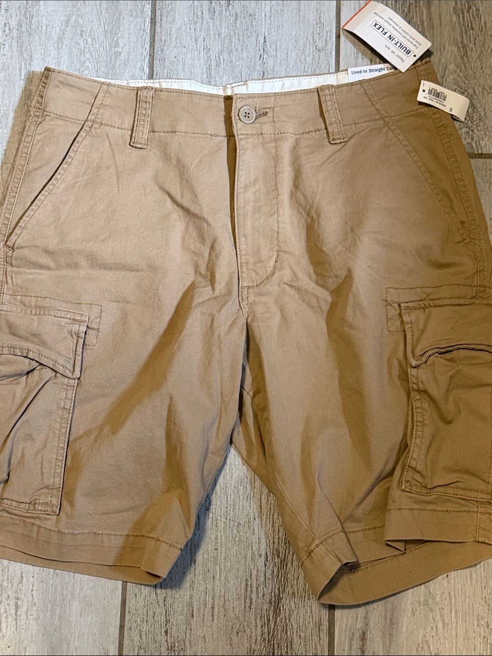 Old Navy Built In Flex Lived In Straight Cargo Shorts Men’s 32